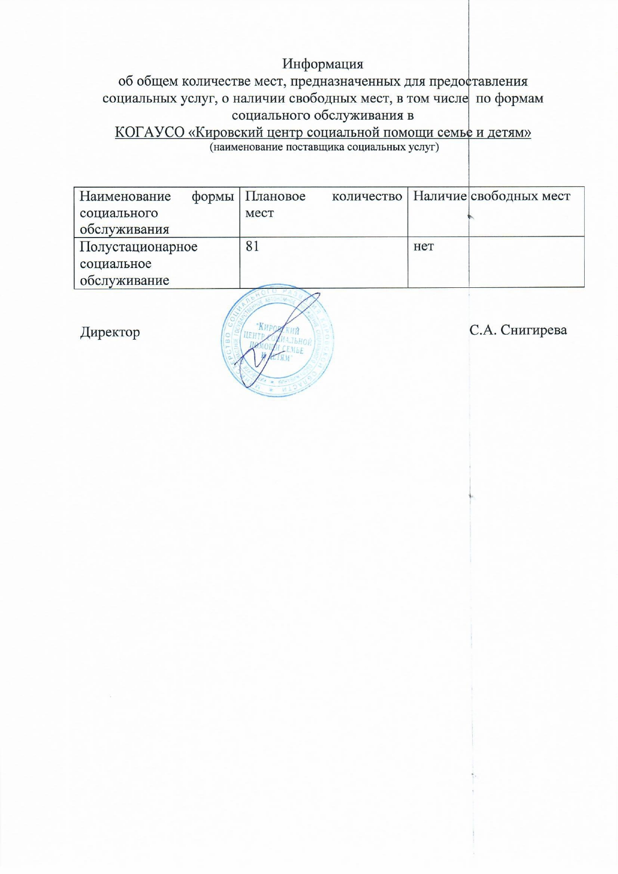 КОГАУСО “Кировский центр социальной помощи семье и детям”