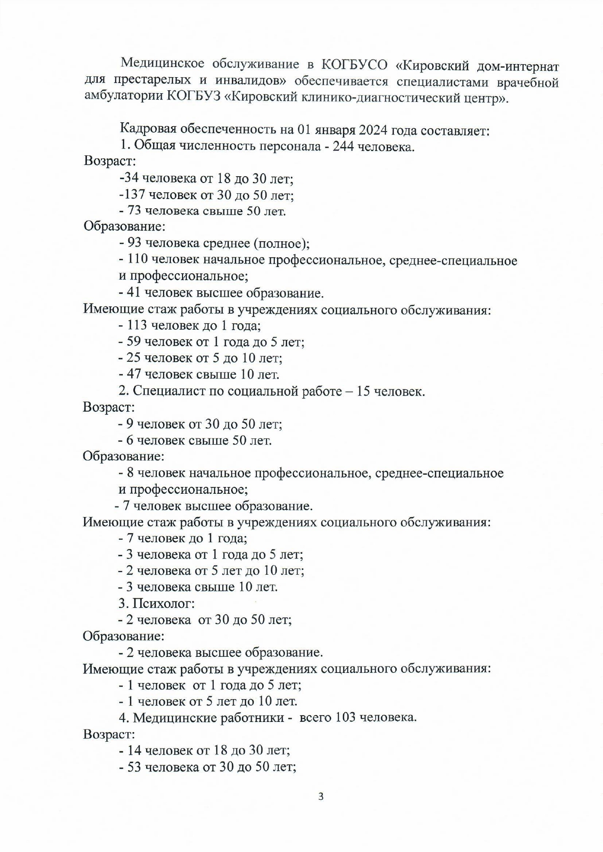 КОГБУСО “Кировский дом-интернат для престарелых и инвалидов”